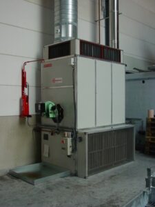 SE S – Générateur d’air chaud industriel pour brûleurs mazout où gaz