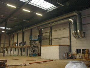 SE S – Générateur d’air chaud industriel pour brûleurs mazout où gaz
